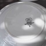4 digoin Sarreguemines soup plates