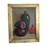 Peinture huile nature morte signée