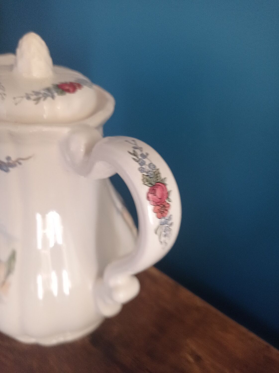 Cafetière et tasses de Sarreguemines modèle Obernai