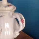 Coffee maker and cups of Sarreguemines model Obernai