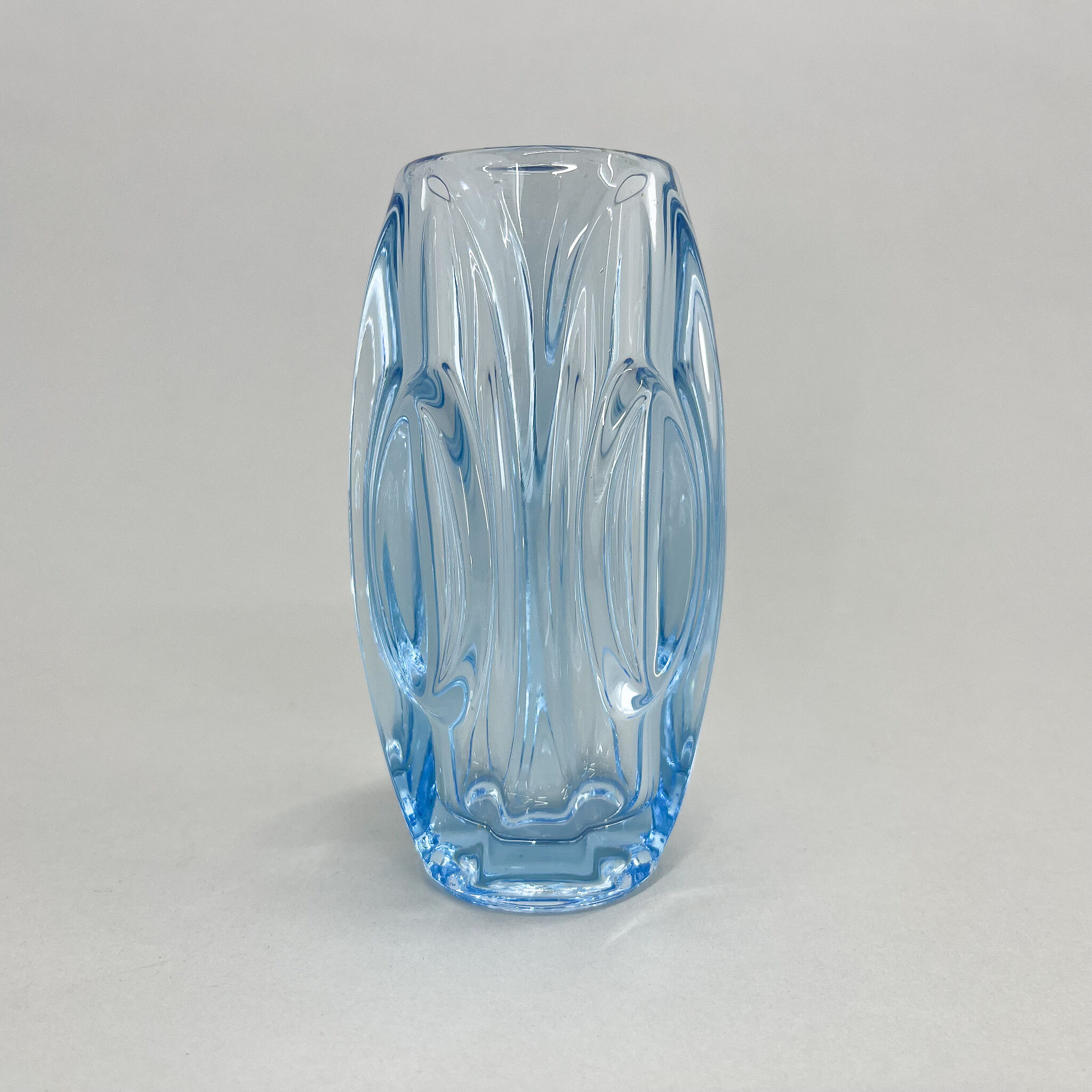 Glass Vase by Rudolf Shrotter for Sklo Union, 1950's