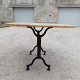 Table de restaurant bistrot en fonte -1m76