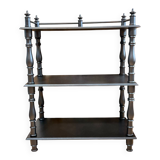 Antique black patinated shelf