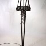 Lampadaire Art Nouveau en fer forgé, 1920