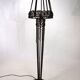 Lampadaire Art Nouveau en fer forgé, 1920