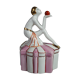 Box or candy porcelain Art Deco style