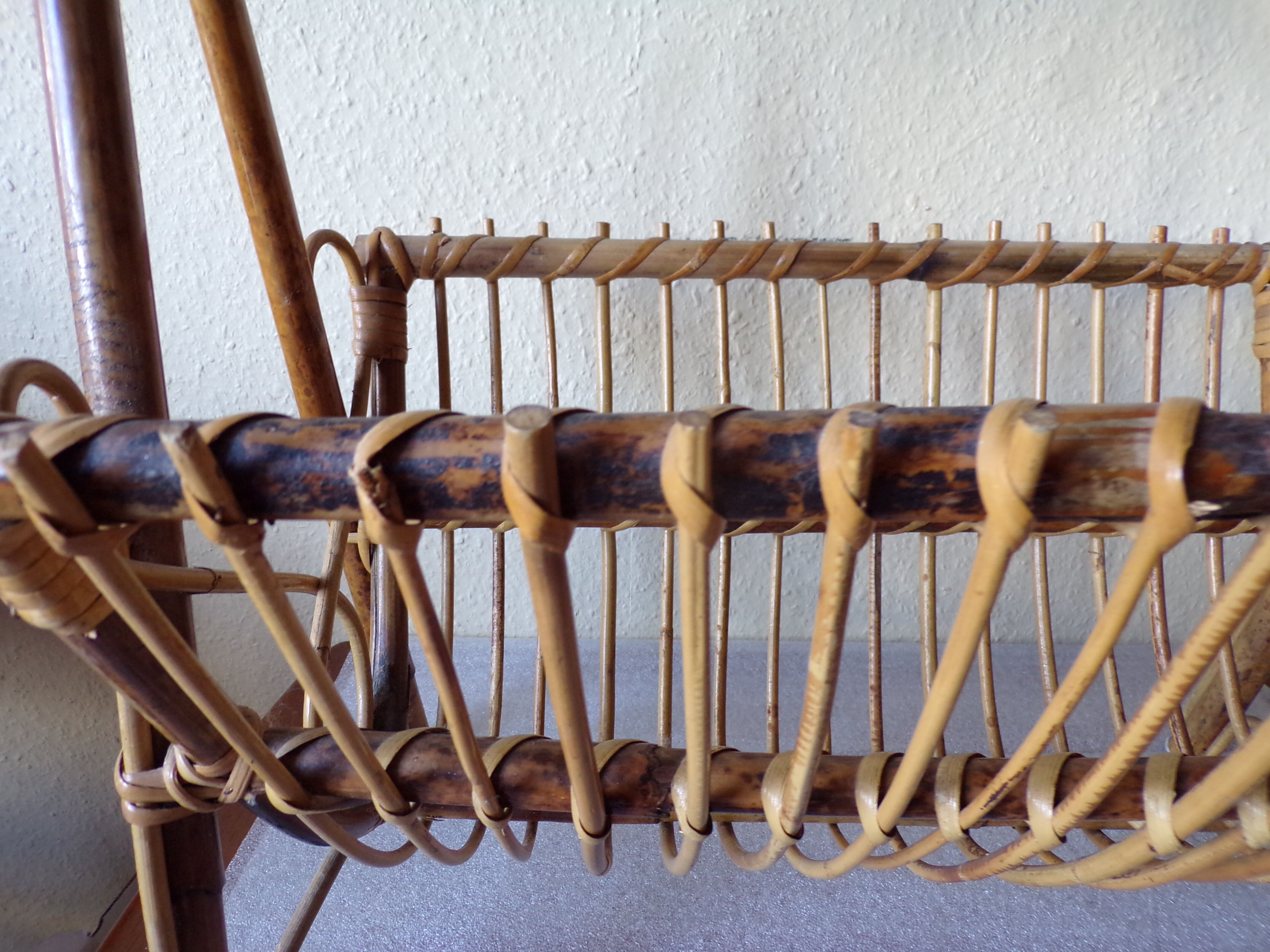 Review door rattan bamboo vintage