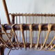Porte revue rotin bambou vintage