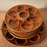 Assiette en barbotine Longchamp