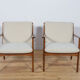 PJ112 Lounge Chairs by Ole Wanscher for Poul Jeppesens, 1960s, Set of 2