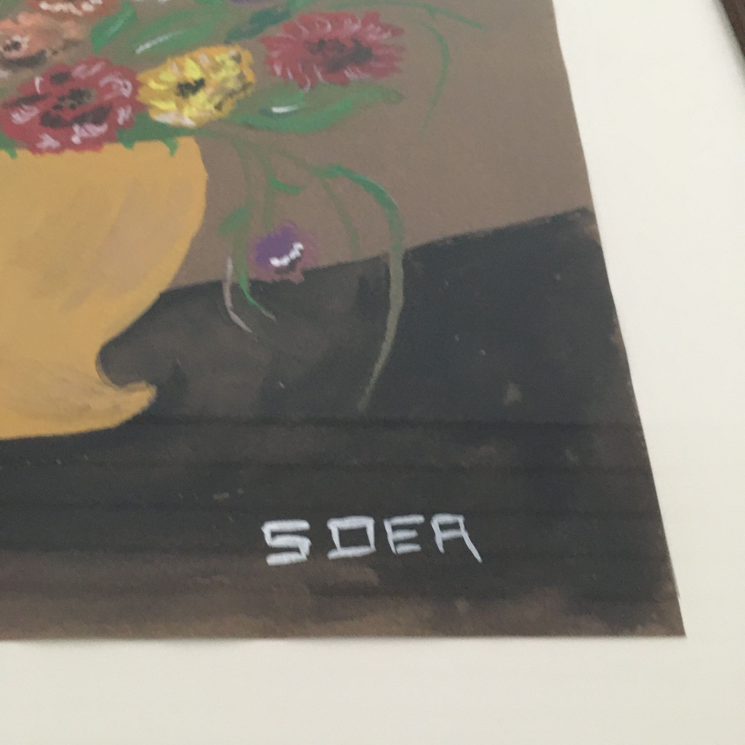 Table bouquet country