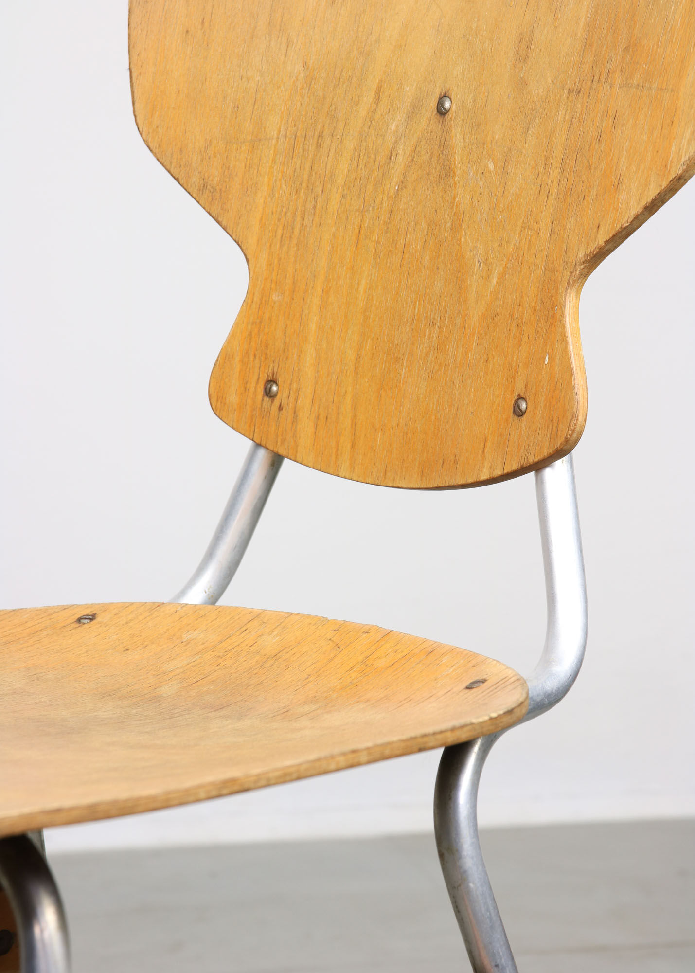 Mid-century plywood chairs by niko kralj, set of 2