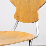 Mid-century plywood chairs by niko kralj, set of 2