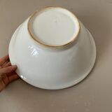 Old white salad bowl