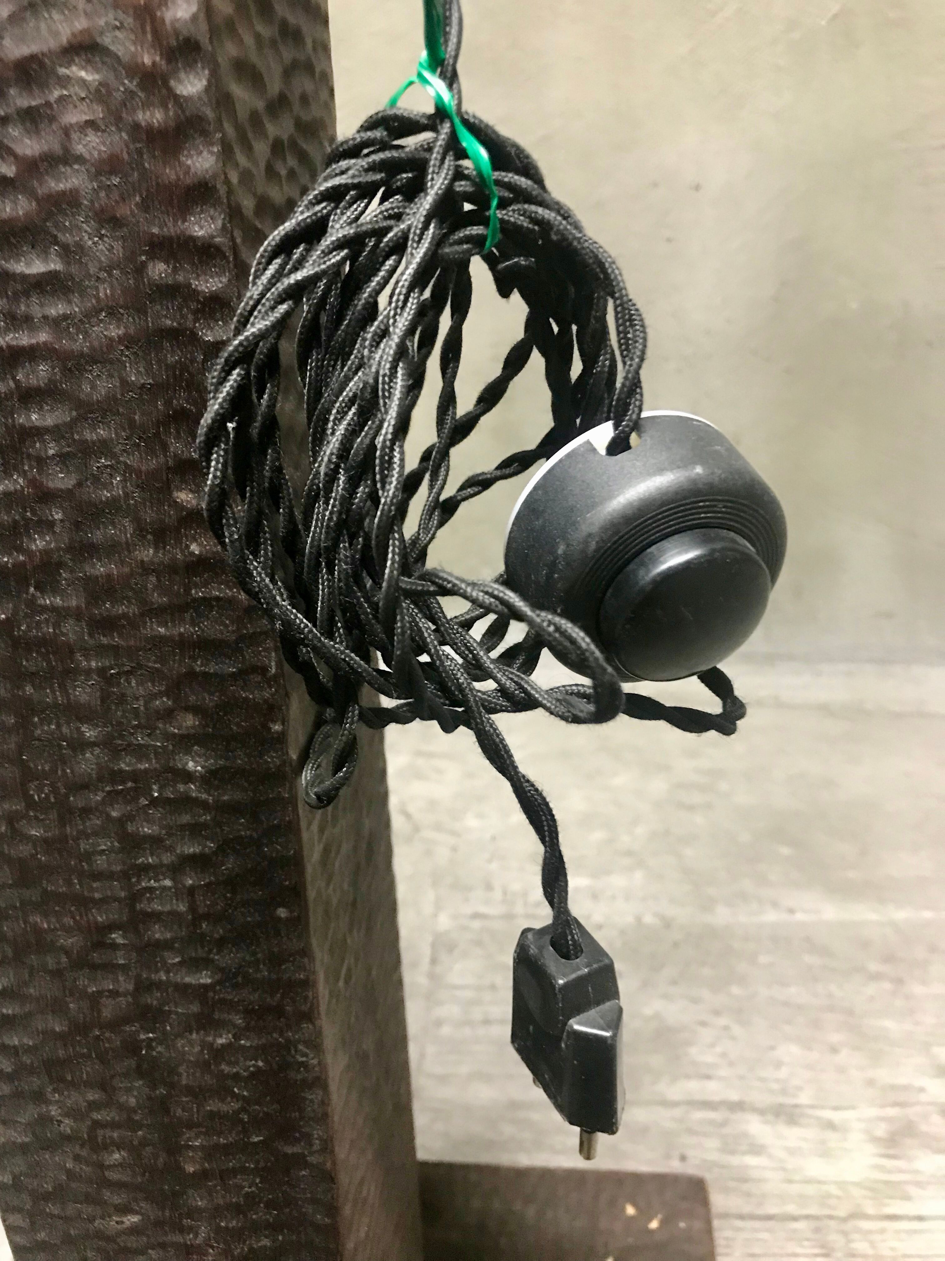 Brutalist style floor lamp