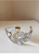 Vintage 1960s crystal candlestick by Schneider France