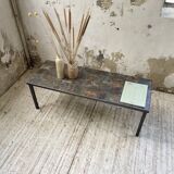 1950s slate coffee table