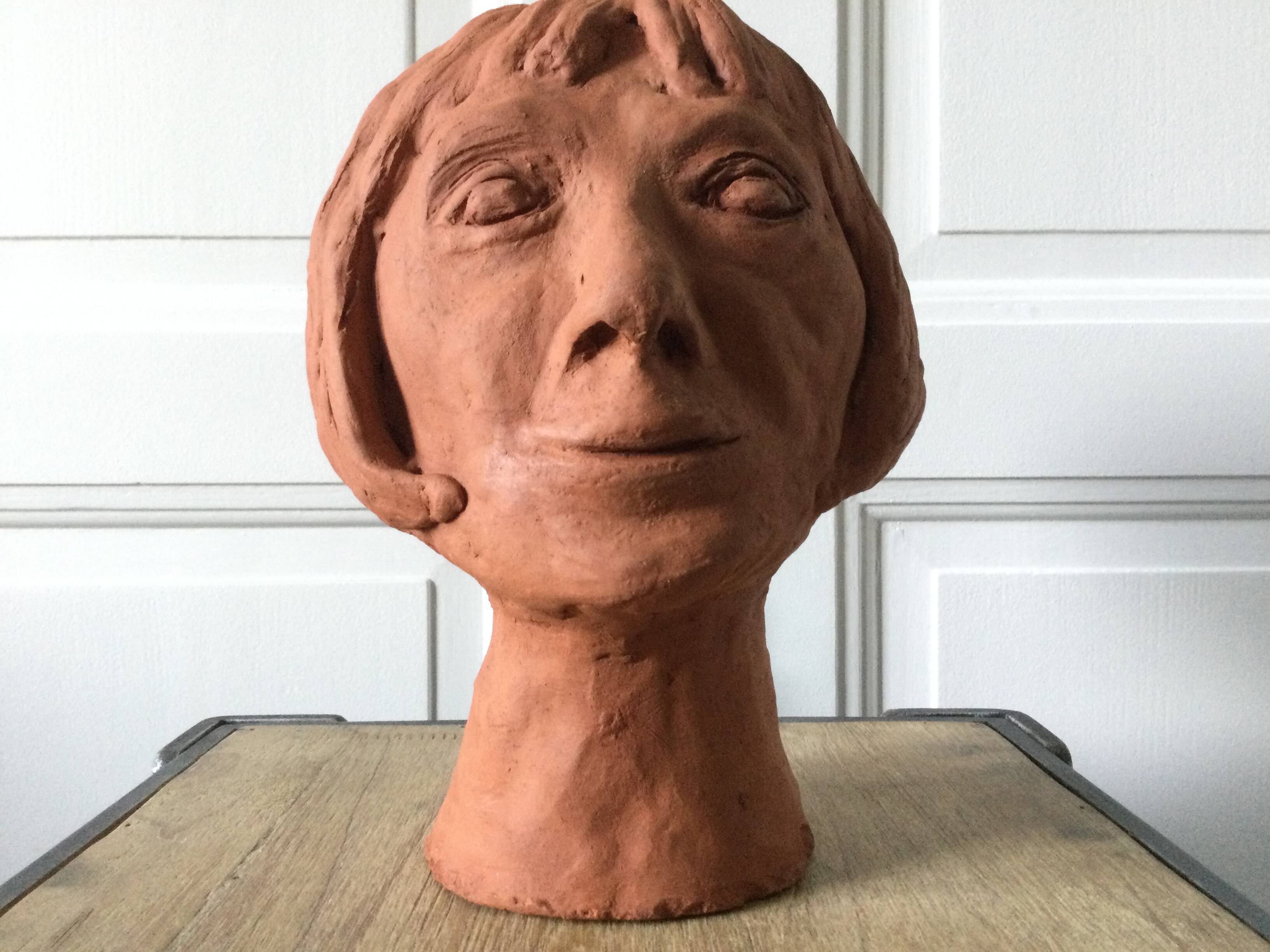 Terracotta bust