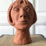 Terracotta bust