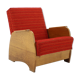 1960s Armchair convertible to Daybed, Czechoslovakia