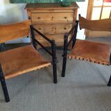Paire de fauteuils safari