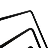 Vintage Reading Basket Steel Oak Magazine Rack 50's design