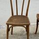 Pair of vintage thonet bistro chairs from 1900