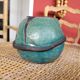 Raku ball vase