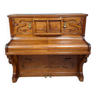 upright piano from the Art Nouveau period, made around 1900 by the French manufacturer