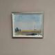 Original Mid Century Swedish Oil on Panel – “Landscape” by Unknown Artist