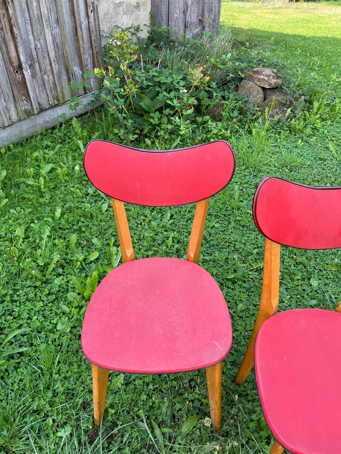 Série de 4 chaises vintage
