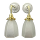 Pair of art deco wall lights