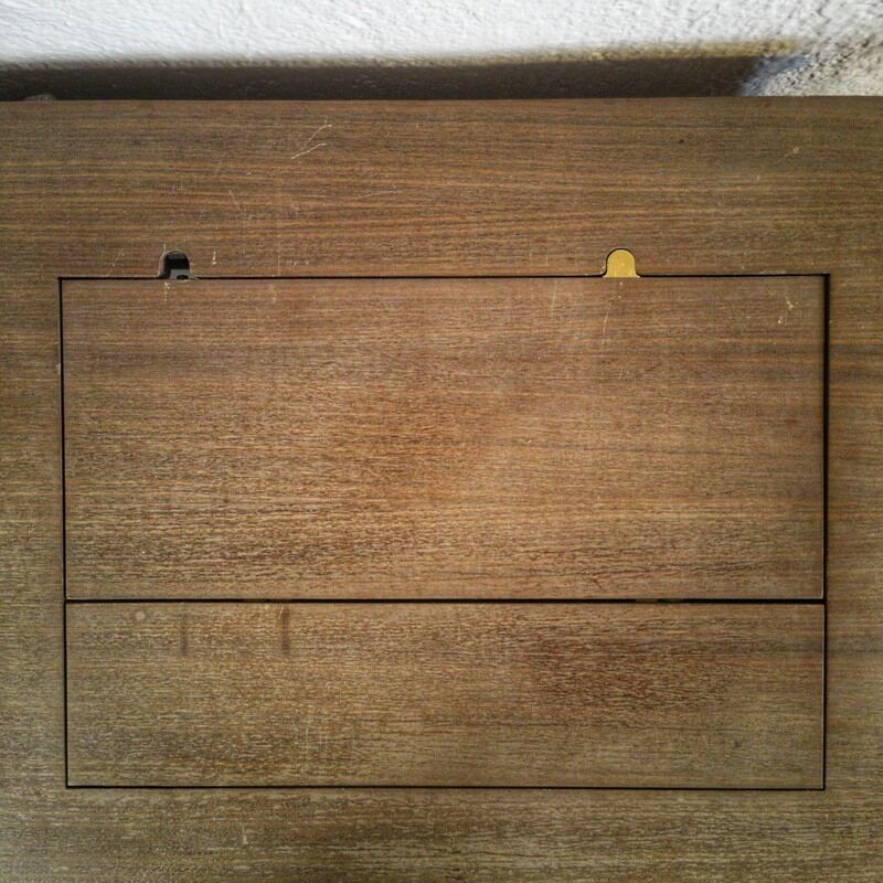 Vintage sewing machine console