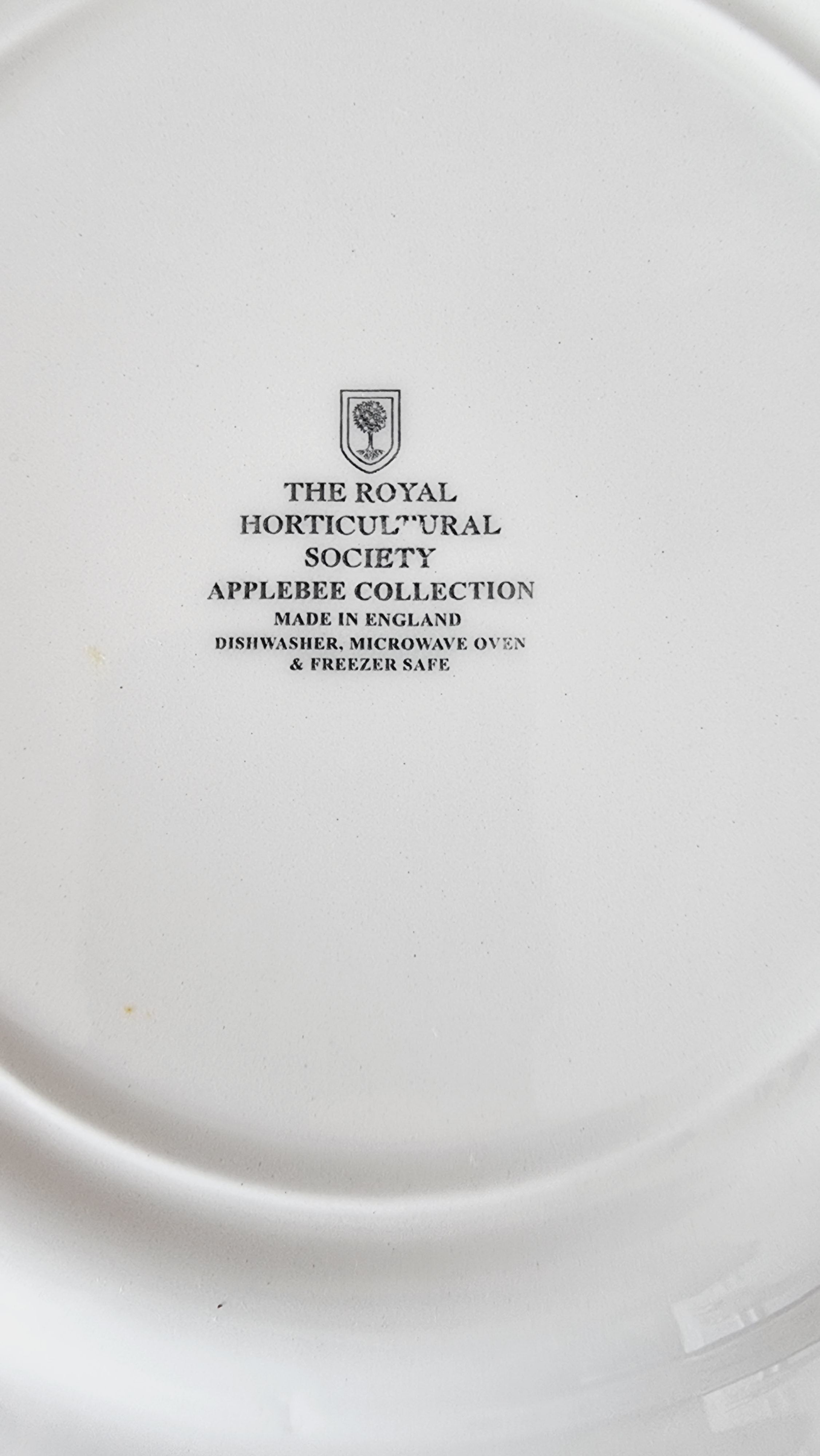 Vintage plate from the royal horticultural society applebee collection of england