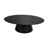 Table basse noir Ovale