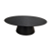 Black oval coffee table