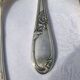 12 Apollo silver metal spoons in Transition Louis XV XVI style