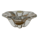Val Saint Lambert crystal ashtray empty pocket