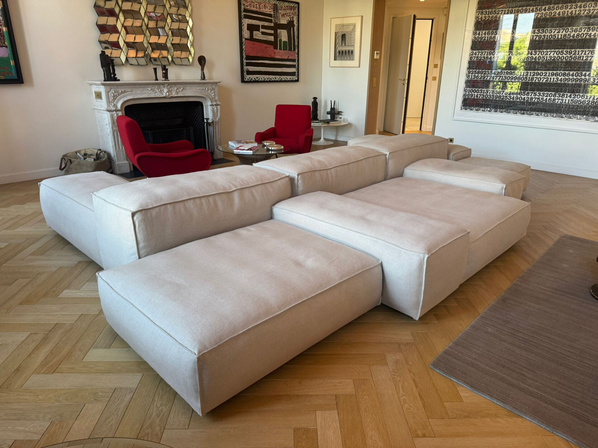 Canapé modulable contemporain Extra Soft Living Divani Sofa
