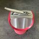 Vintage table lighter Maruman T26 Sharon – Red Space Age – 1970s
