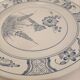Dish blue bird fagel bla rorstrand pottery sweden christmas
