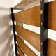 Scandinavian design teak wall unit with entrance door from the 70s