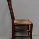 Chaise à langer paillée en merisier, époque directoire - 1ère partie du xixe