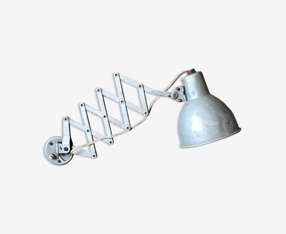 Lampe d'atelier accordéon années 50