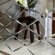 Italian engraved bistro mirror 60s XL