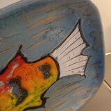 Plat à poisson stylisé 1960