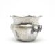 Sugar bowl, Art Nouveau, silver-plated brass, Poland, 1920s