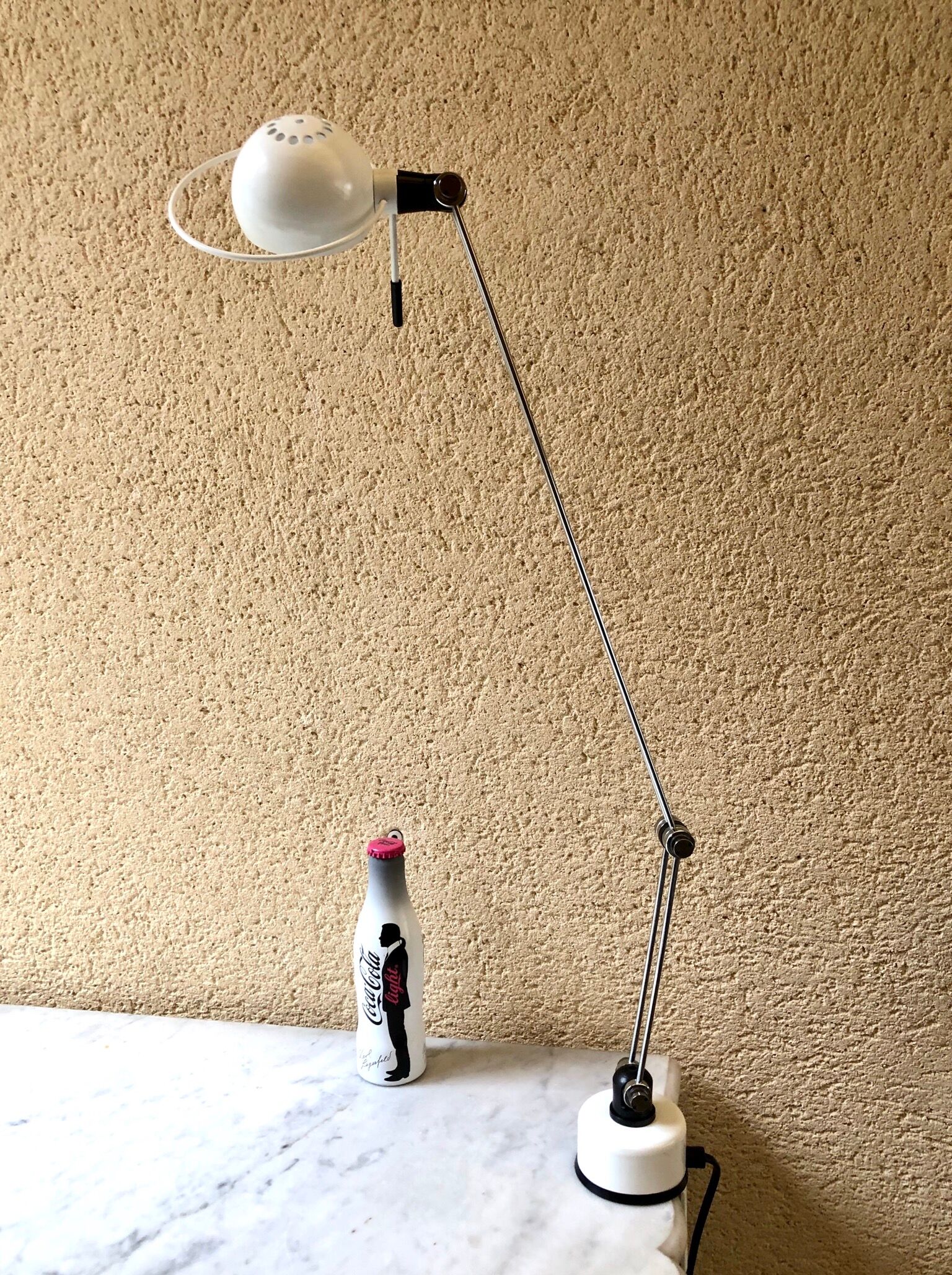 Office lamp architect Aluminor France vintage 80