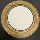 Miroir hublot laiton, 30 cm