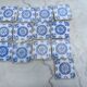 17 old tiles from Desvres Fourmaintraux-Courquin – 11 × 11 cm 19th century